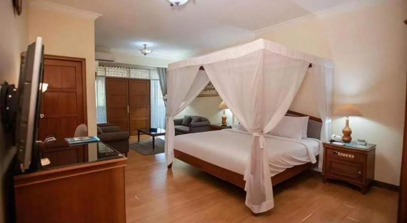 Bed in Grage Sangkan Hurip Resort & Spa