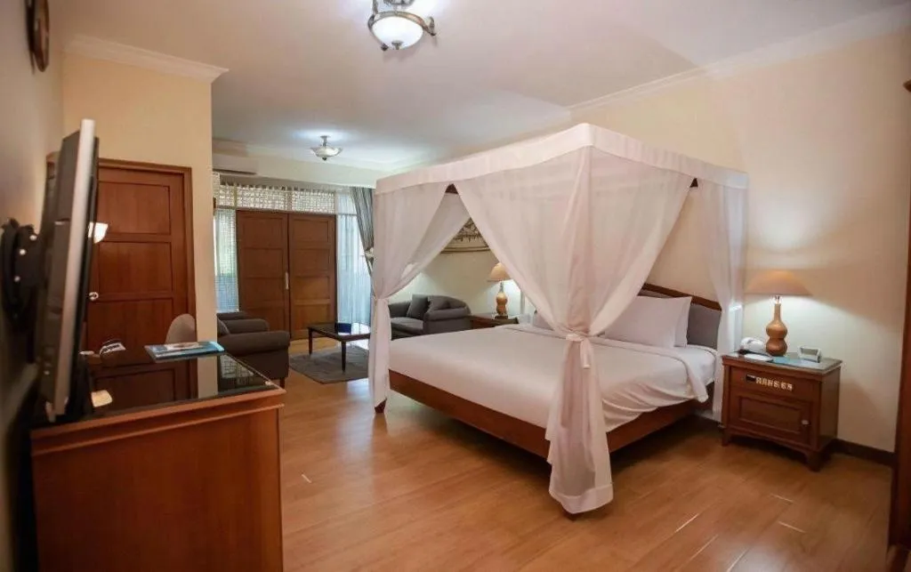 Bed in Grage Sangkan Hurip Resort & Spa