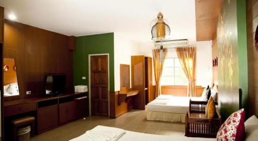 Bed in Hadsangchan Resort