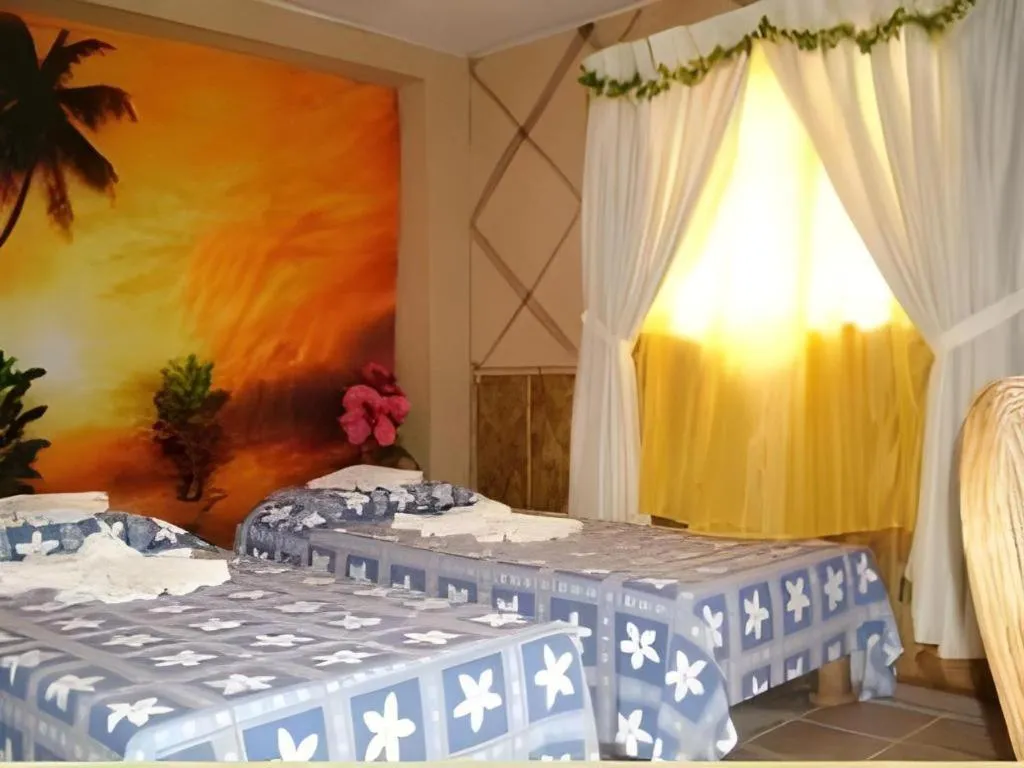 Bed in Anahaw Island View Resort