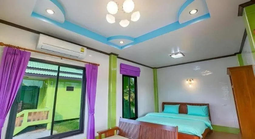 Bed in Coconut Resort