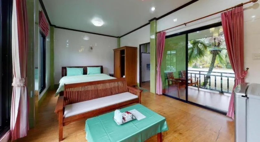 Bed in Coconut Resort