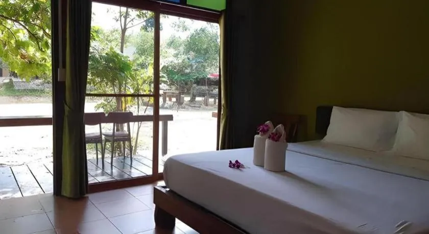 Bed in Huentai Resort