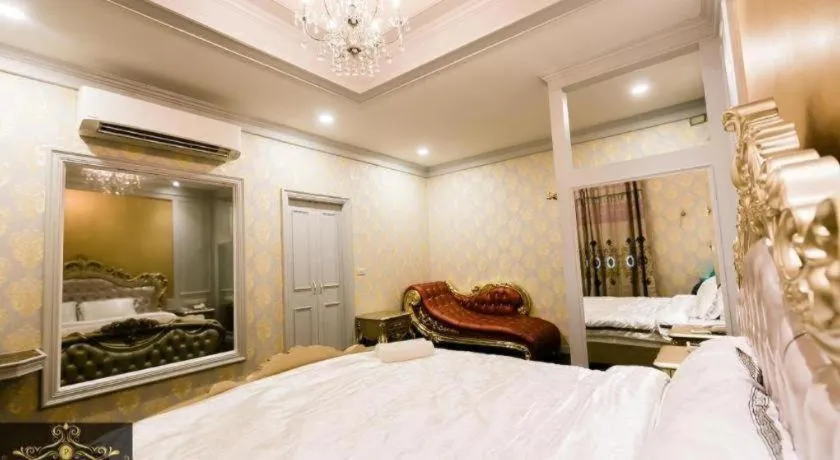 Bed in Hiso Potato Resort