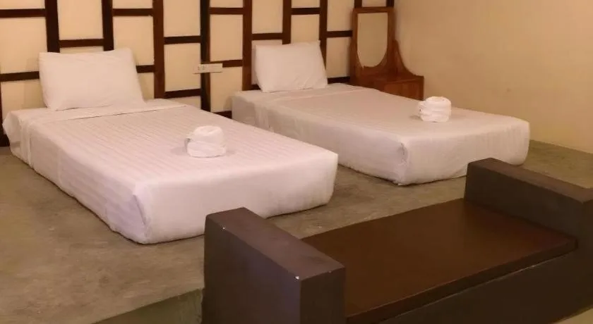 Bed in Baan Pan Din Resort