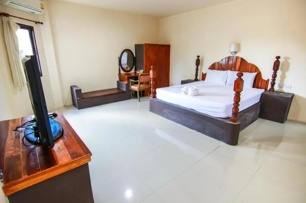 Bed in Baan Pan Din Resort