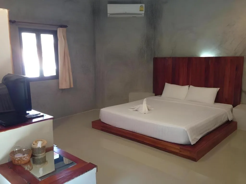 Bed in Baan Pan Din Resort