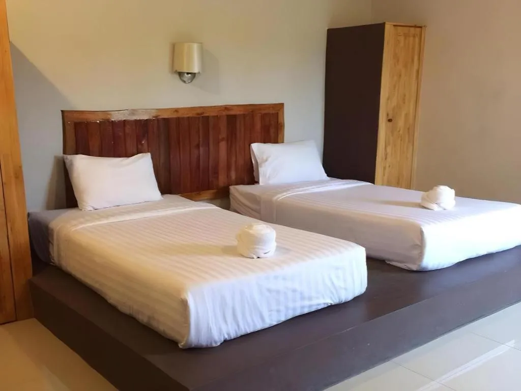 Bed in Baan Pan Din Resort