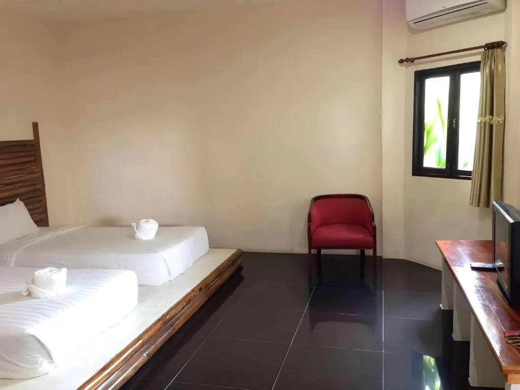 Bed in Baan Pan Din Resort