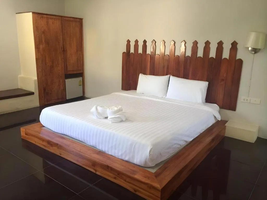Bed in Baan Pan Din Resort