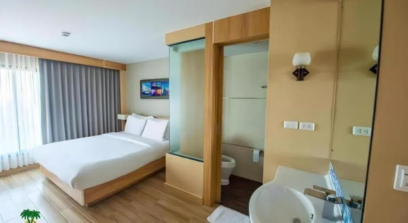 Bed in Coco Beach Resort
