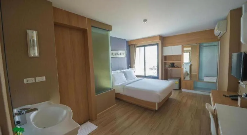 Bed in Coco Beach Resort