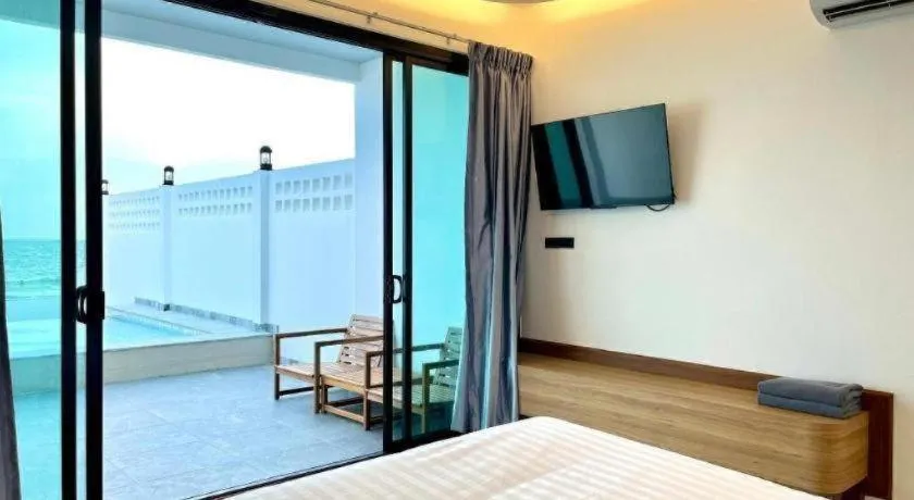 Bed in Chaolao Sea Breeze Resort