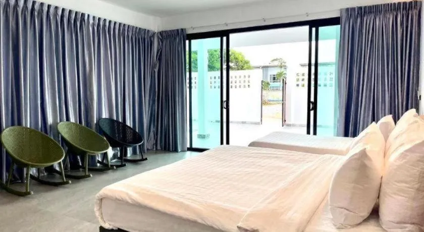 Bed in Chaolao Sea Breeze Resort