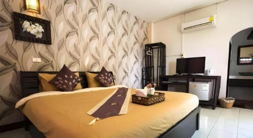 Bed in Phufahsai Resort