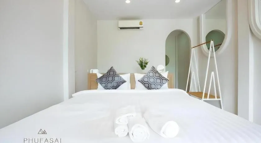 Bed in Phufahsai Resort