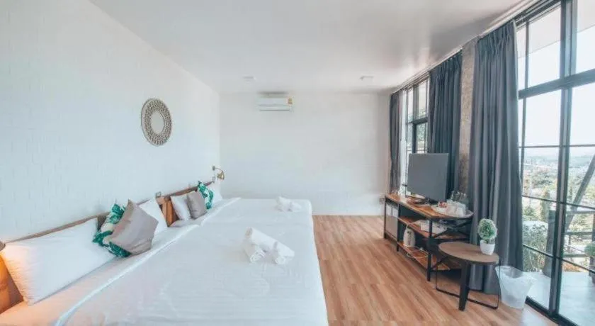 Bed in Phufahsai Resort