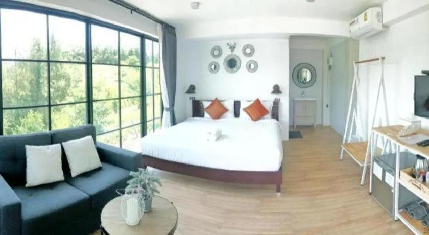 Bed in Phufahsai Resort