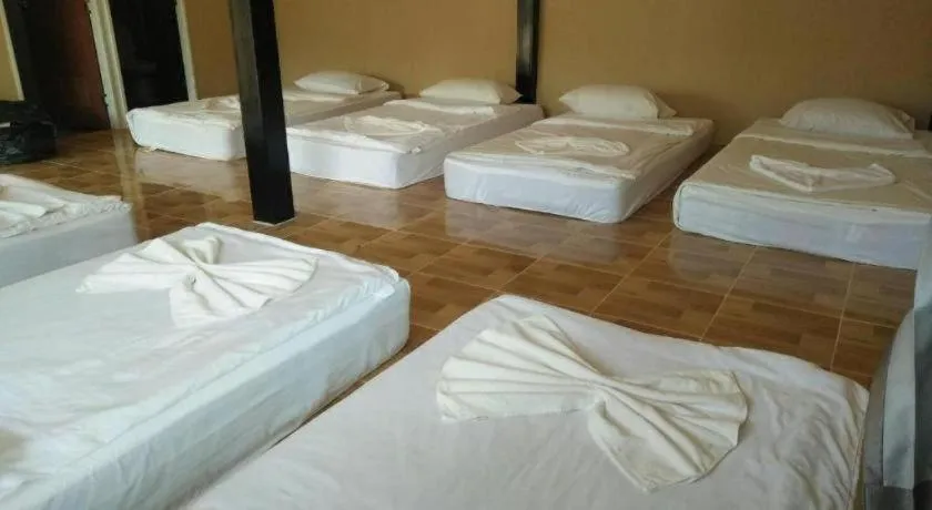 Bed in The Raft Land Resort