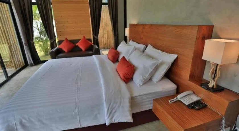Bed in Curve360 Hotel Khao Yai