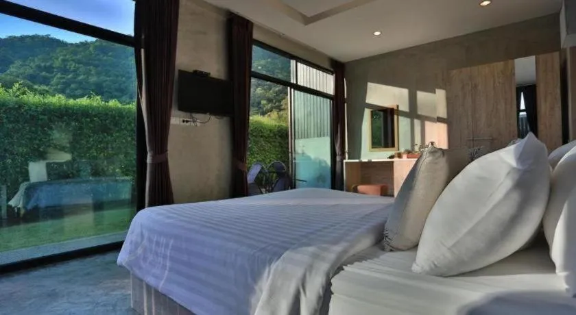 Bed in Curve360 Hotel Khao Yai