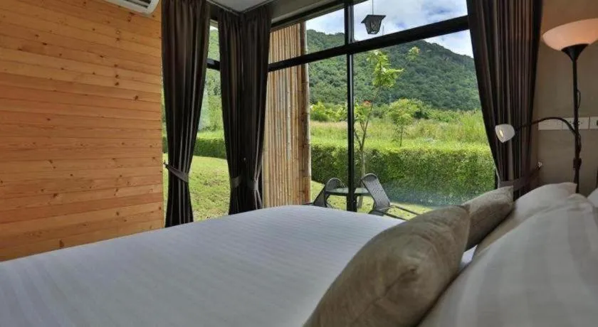 Bed in Curve360 Hotel Khao Yai
