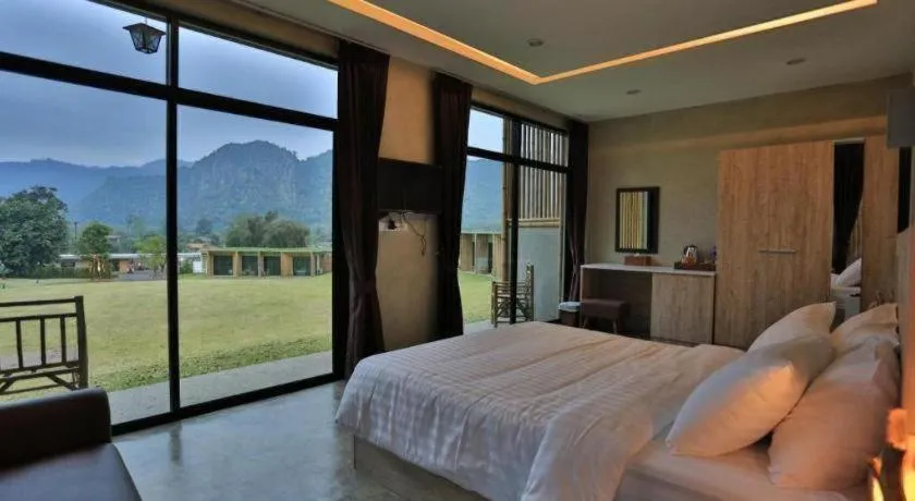 Bed in Curve360 Hotel Khao Yai