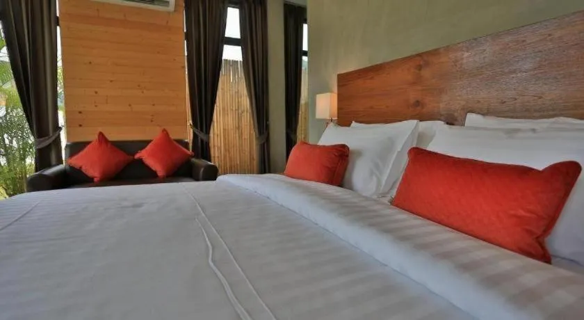 Bed in Curve360 Hotel Khao Yai