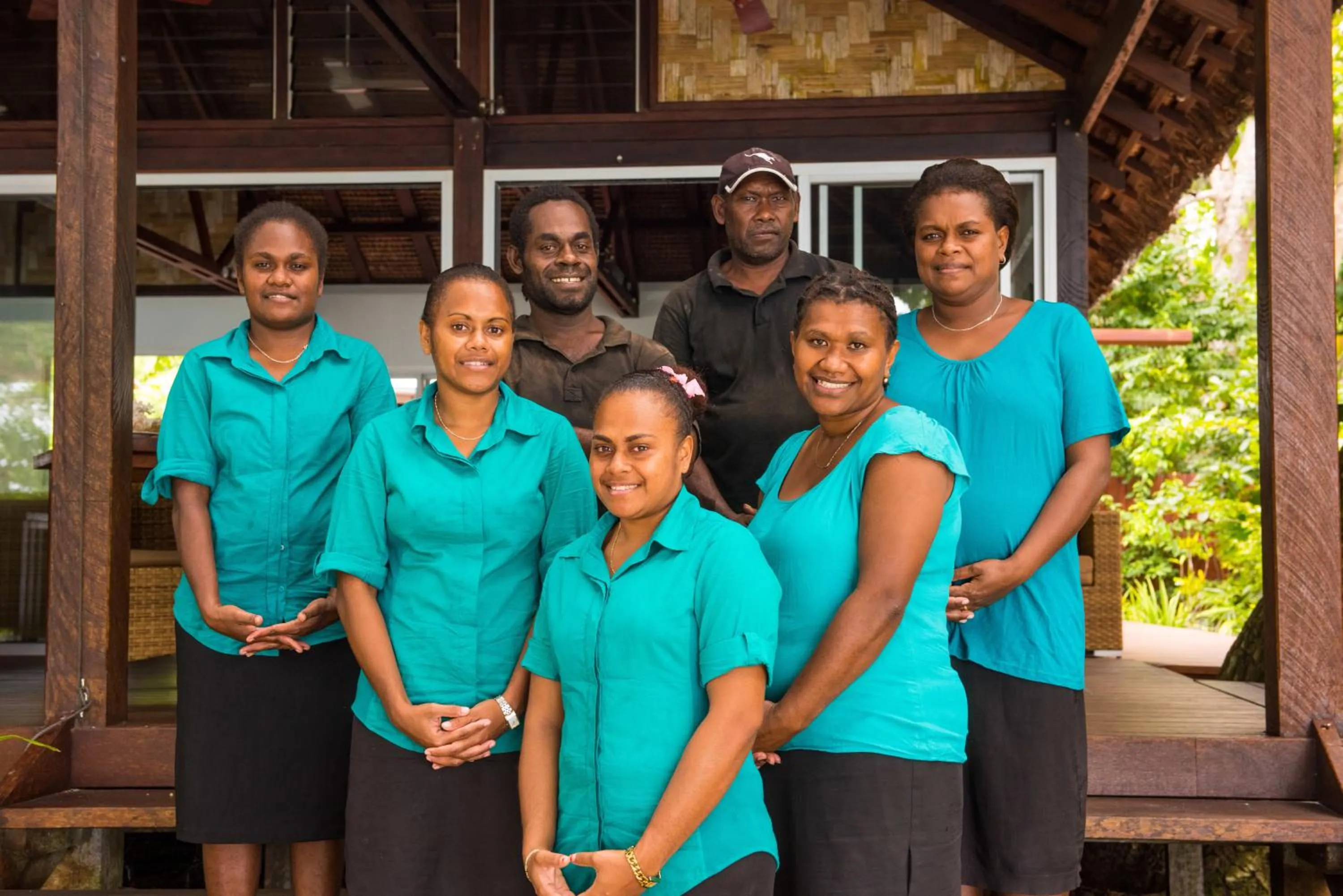 Staff in Barrier Beach Resort
