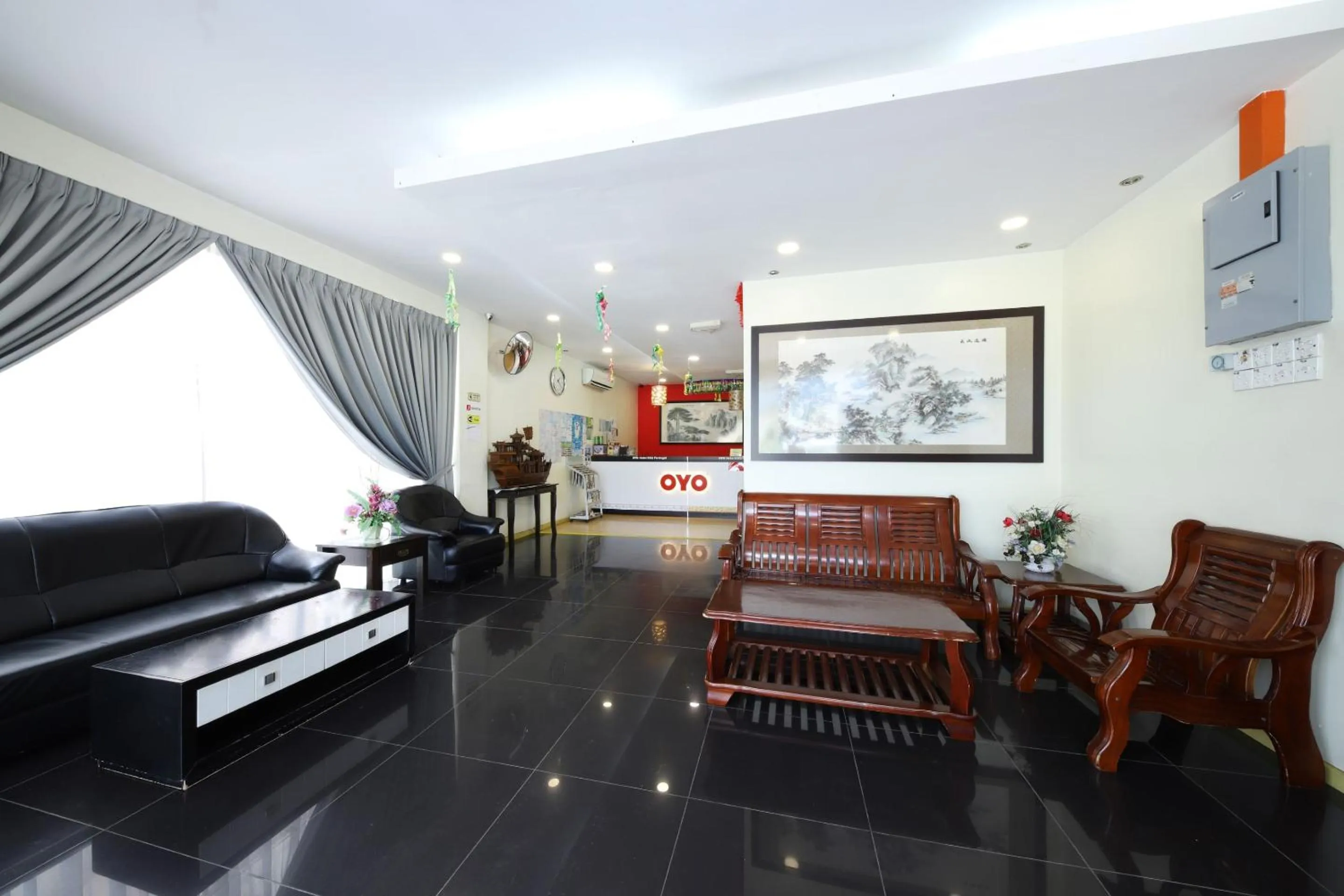 Lobby or reception in Collection O Batu Ferringhi Beach formerly ESQ Ferringhi