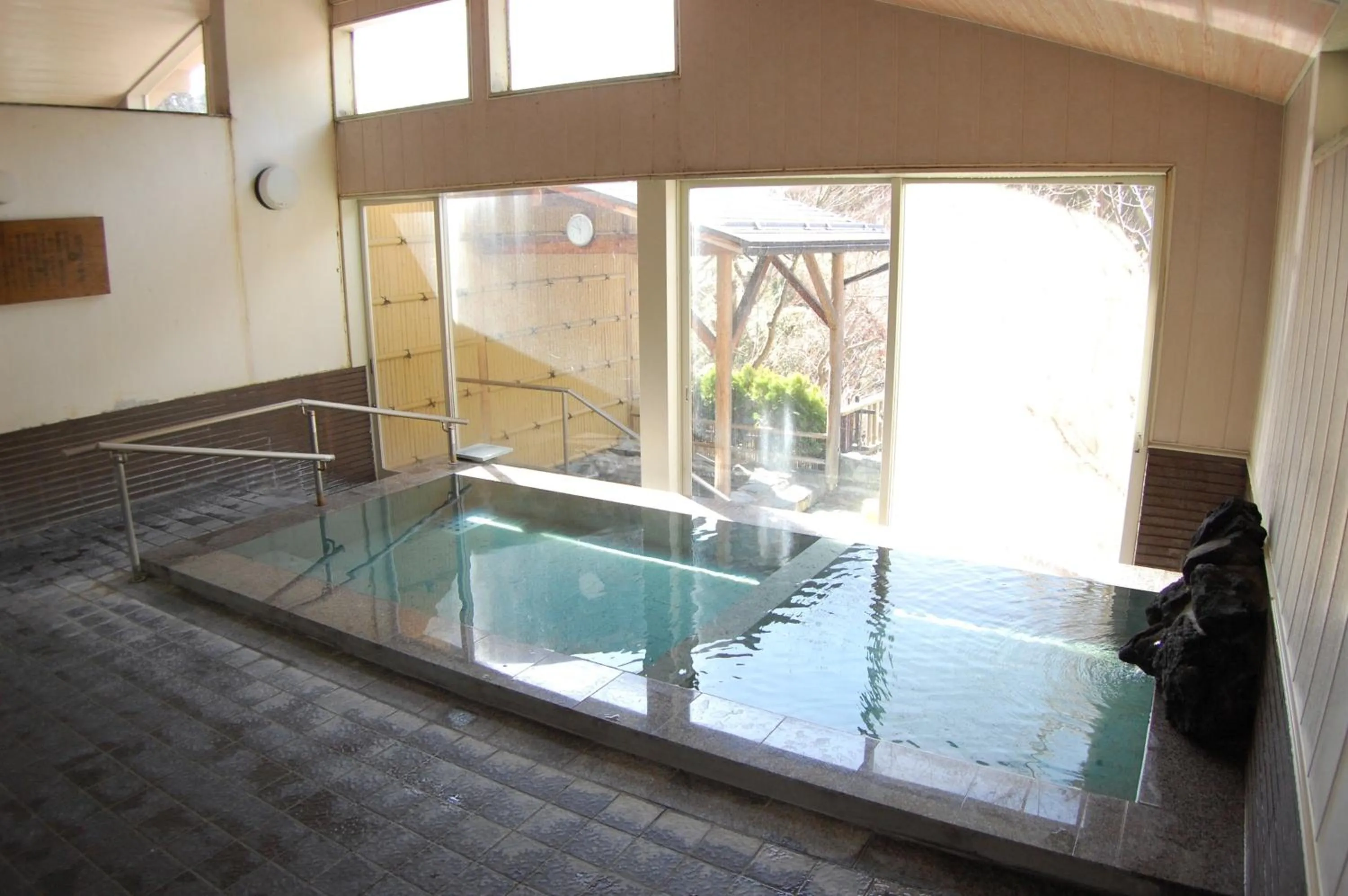 Hot Spring Bath in Sawatari Onsen Miyataya Ryokan