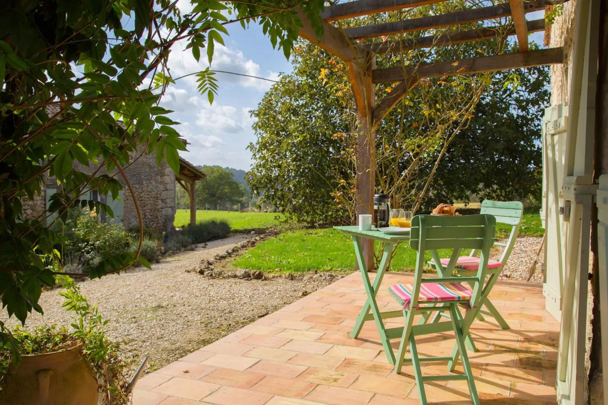 Patio in Gites Boutique