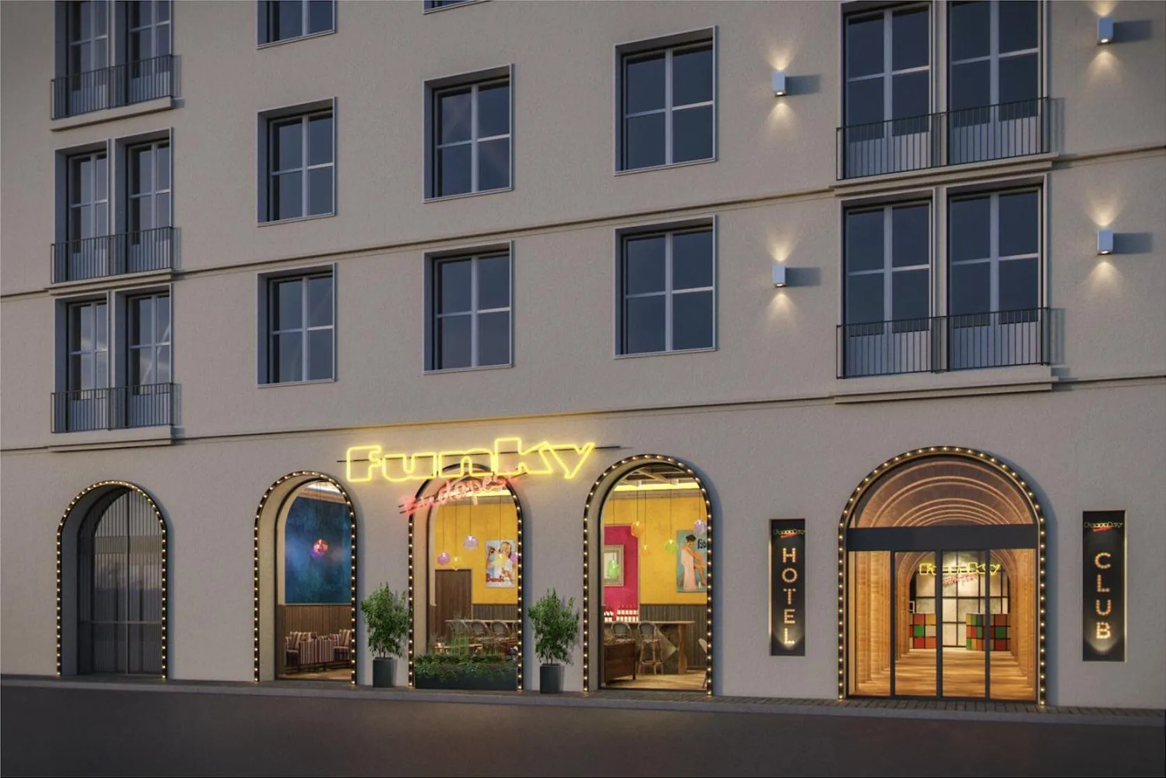 Property building in Mamaison Vibe Hotel Downtown Budapest