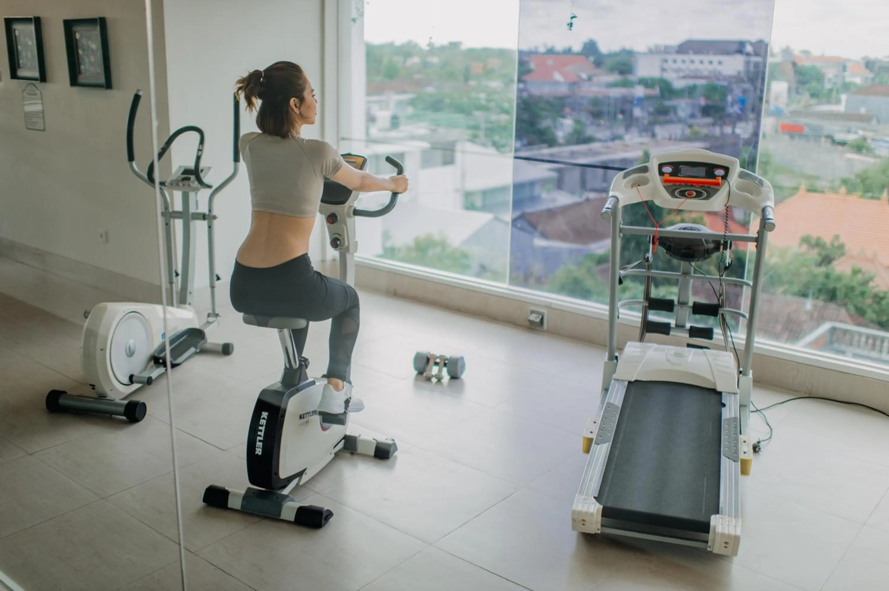 Fitness centre/facilities in Hotel Santika Seminyak