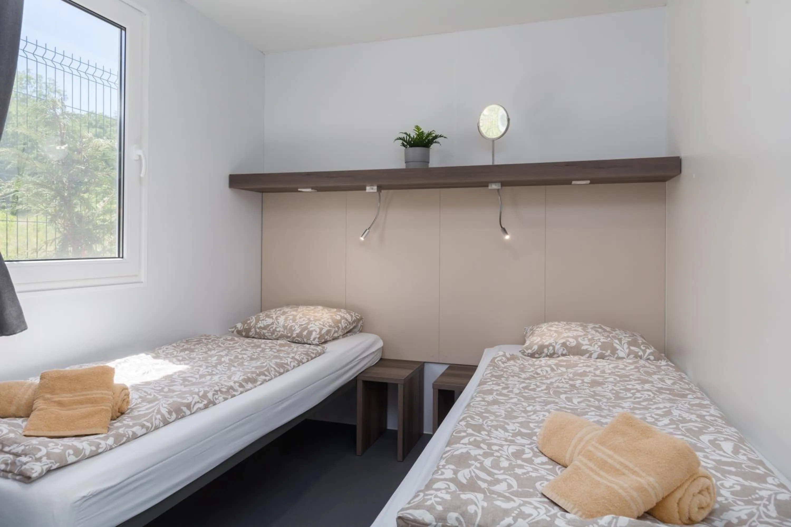 Bed in Polidor Camping Resort