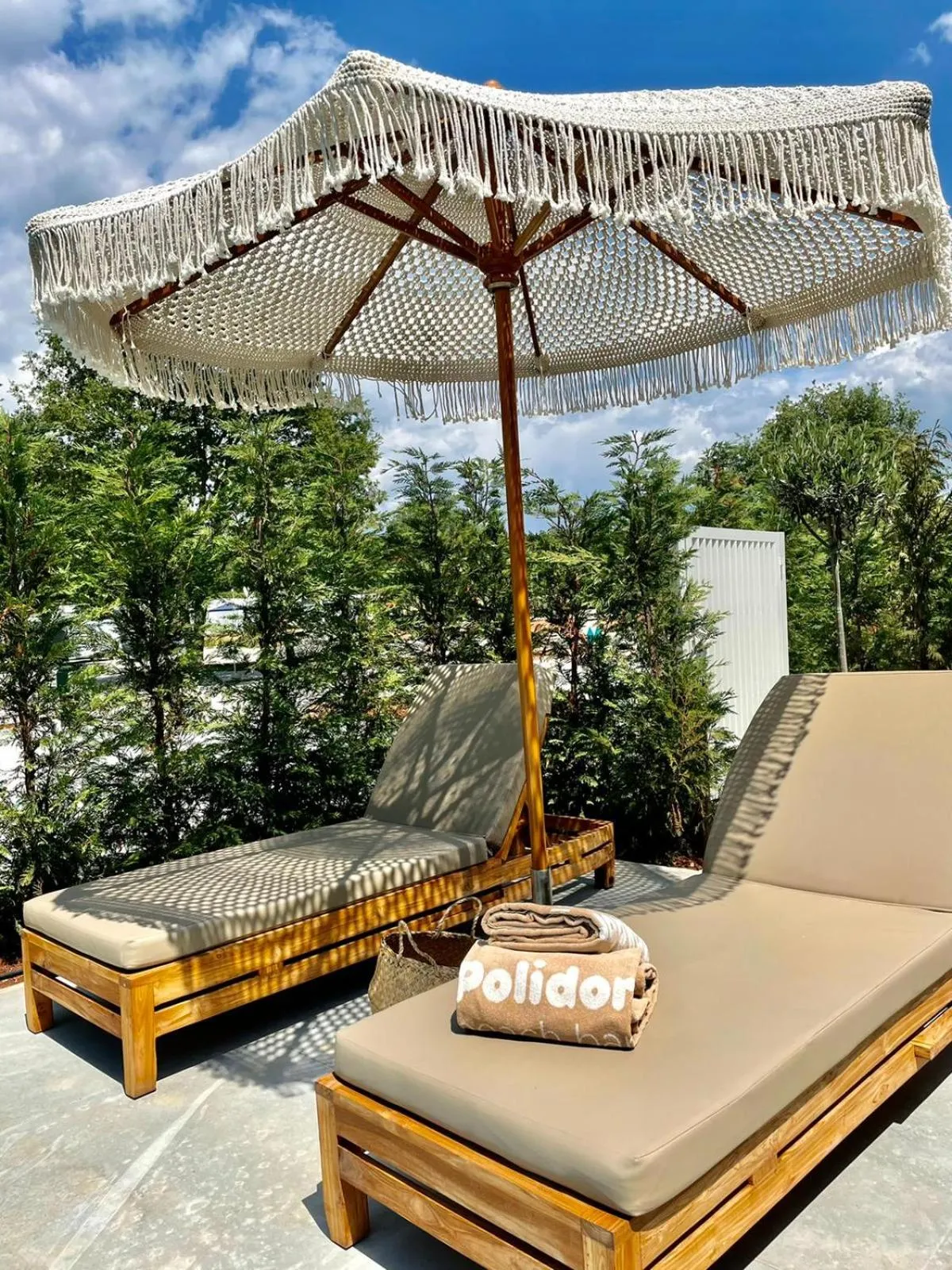 Seating area in Polidor Camping Resort