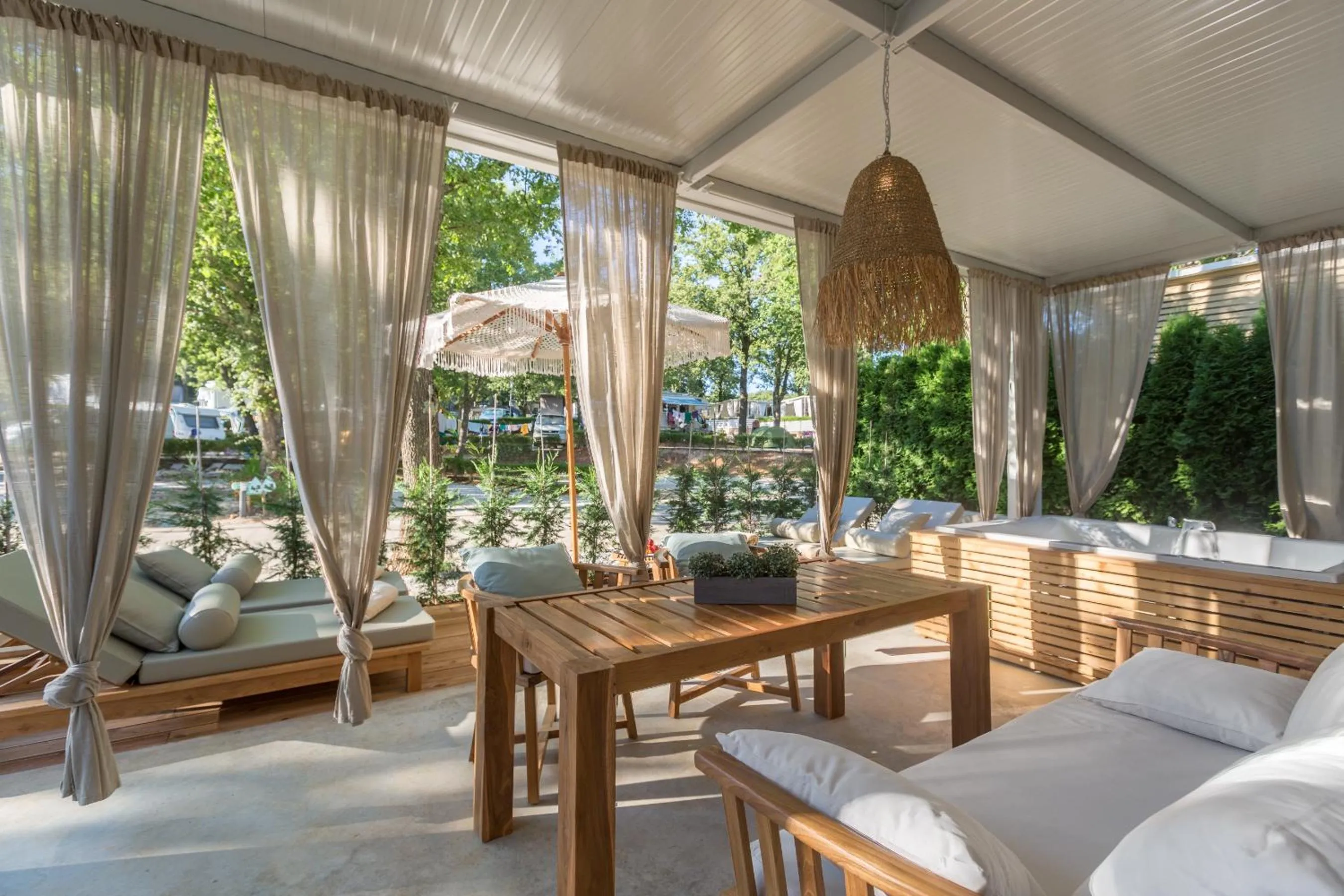 Balcony/Terrace in Polidor Camping Resort