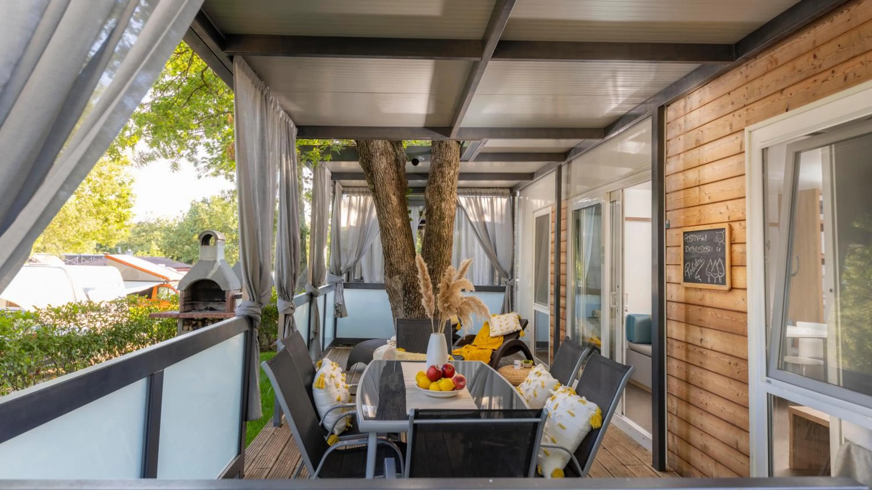 Balcony/Terrace in Polidor Camping Resort