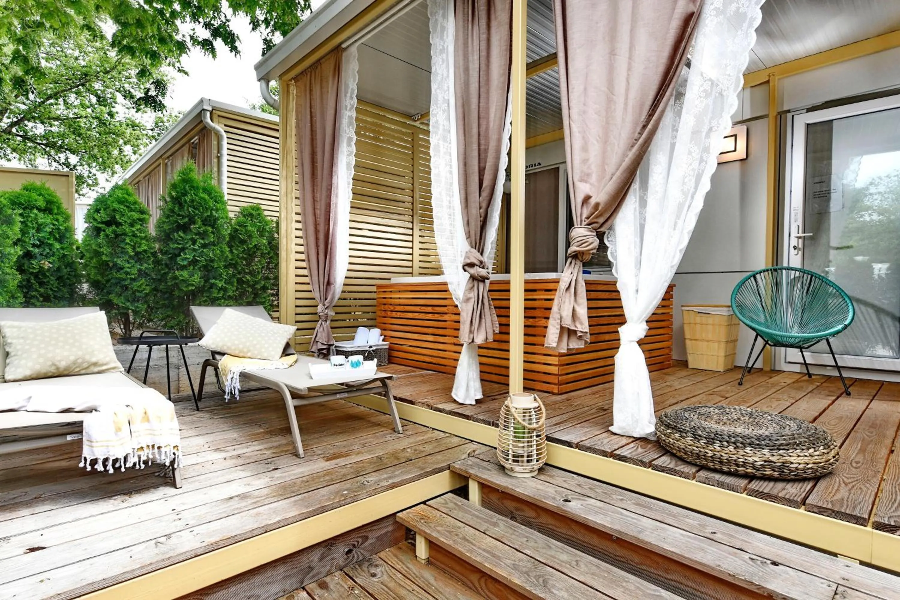 Steam room in Polidor Camping Resort