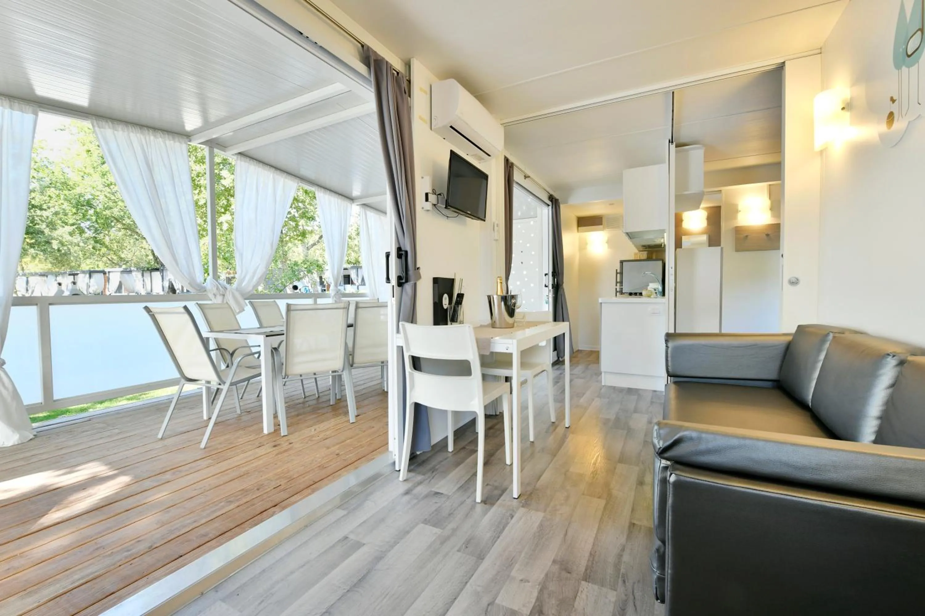 Seating area in Polidor Camping Resort