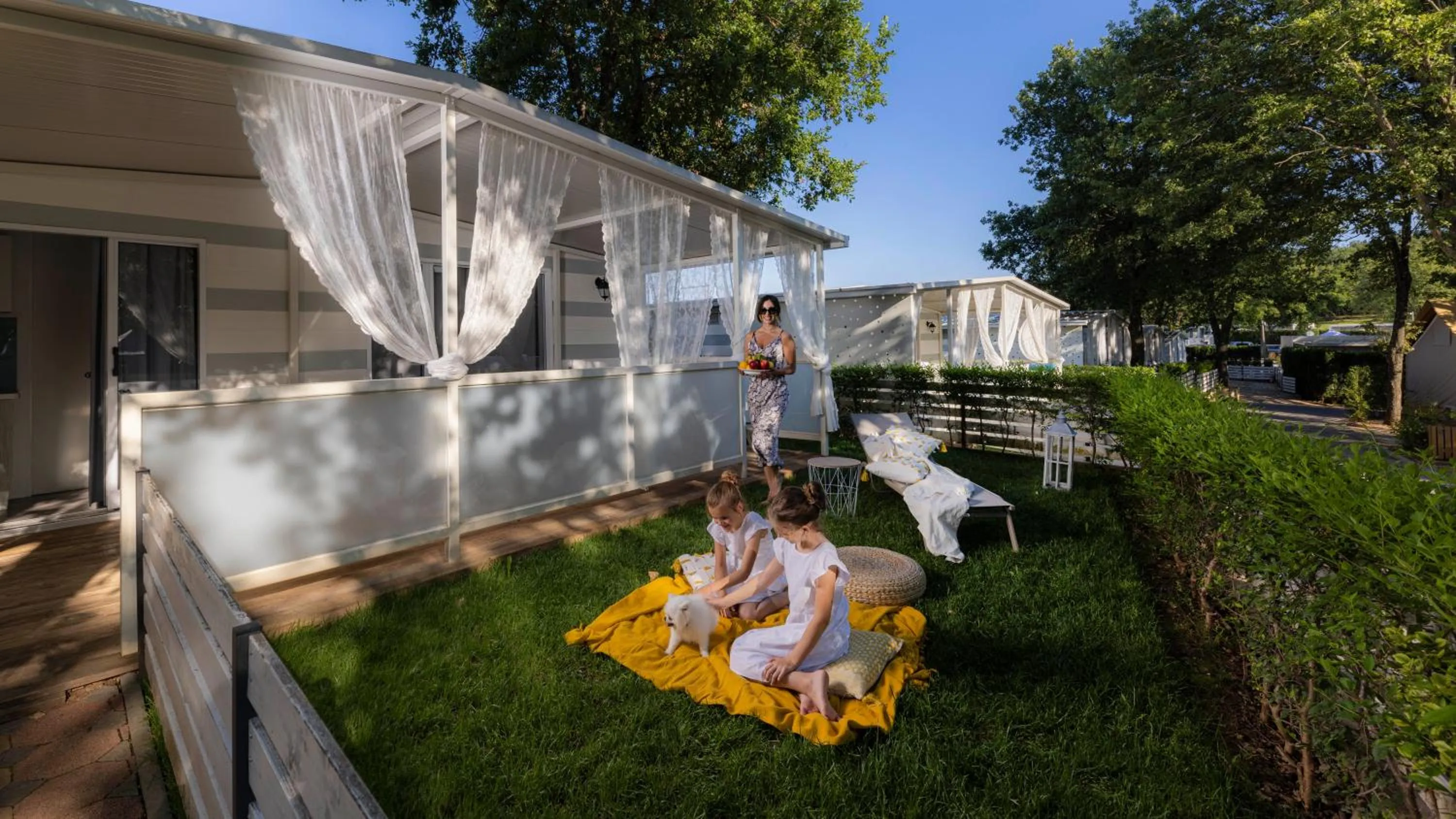 Garden in Polidor Camping Resort