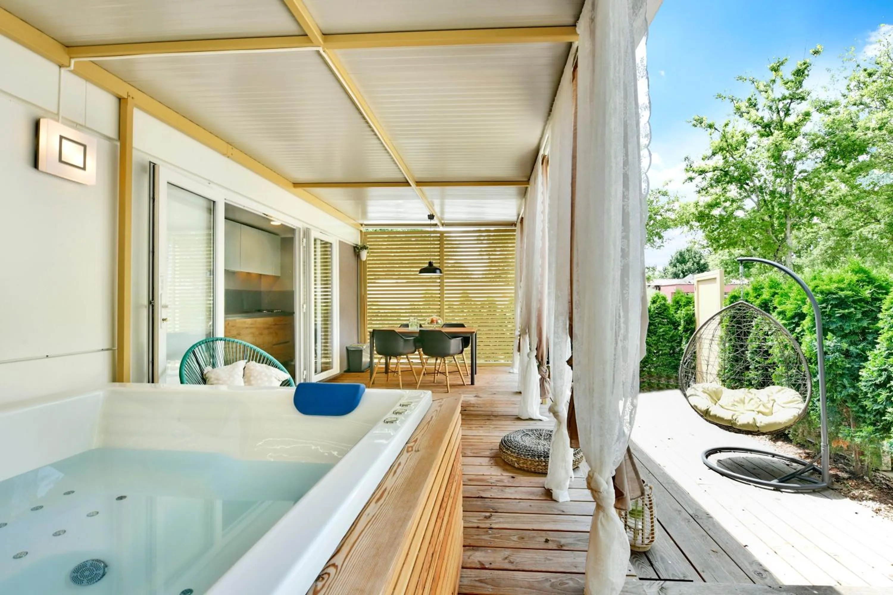 Hot Tub in Polidor Camping Resort