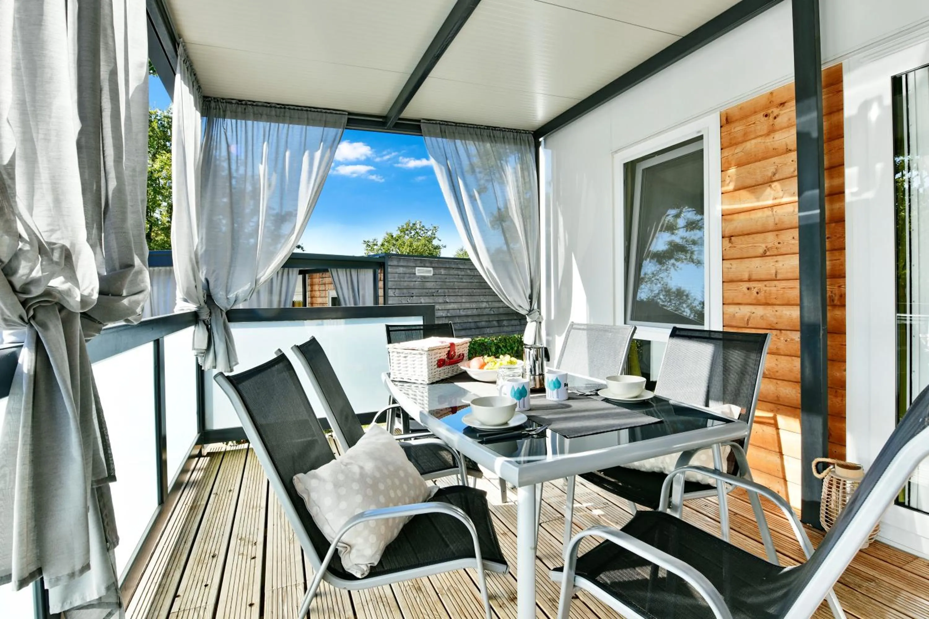 Balcony/Terrace in Polidor Camping Resort