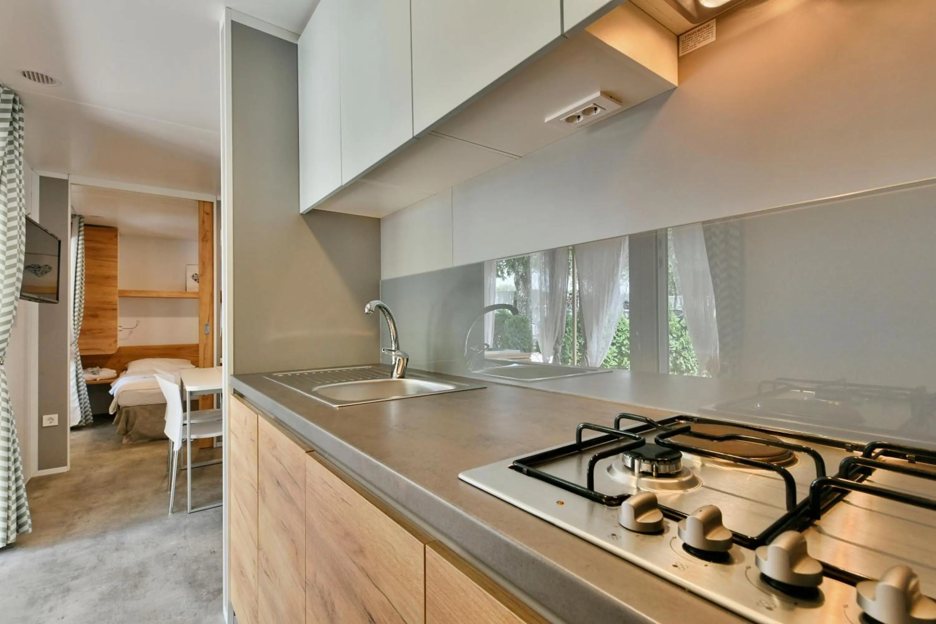 Kitchen or kitchenette in Polidor Camping Resort