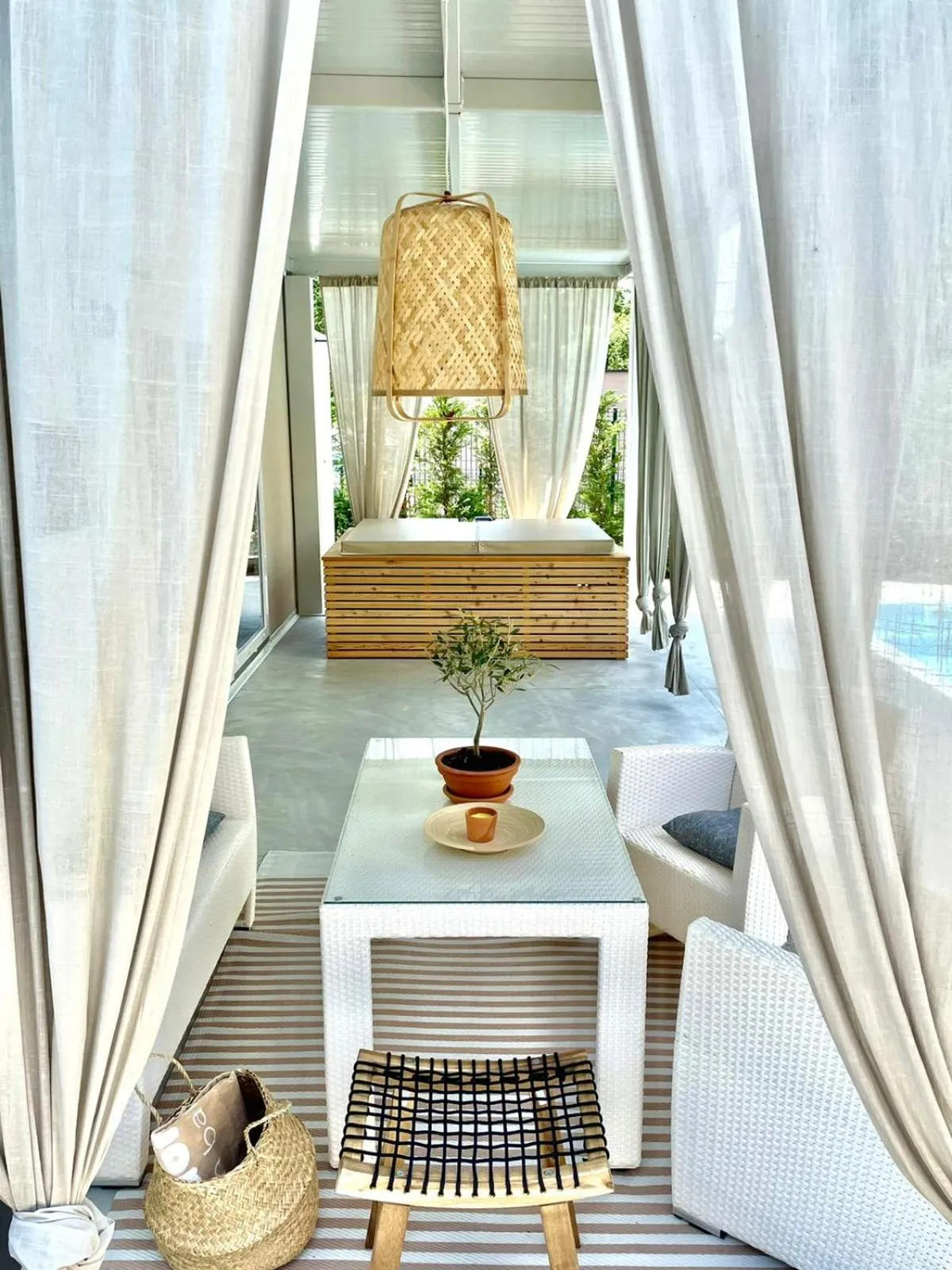 Balcony/Terrace in Polidor Camping Resort