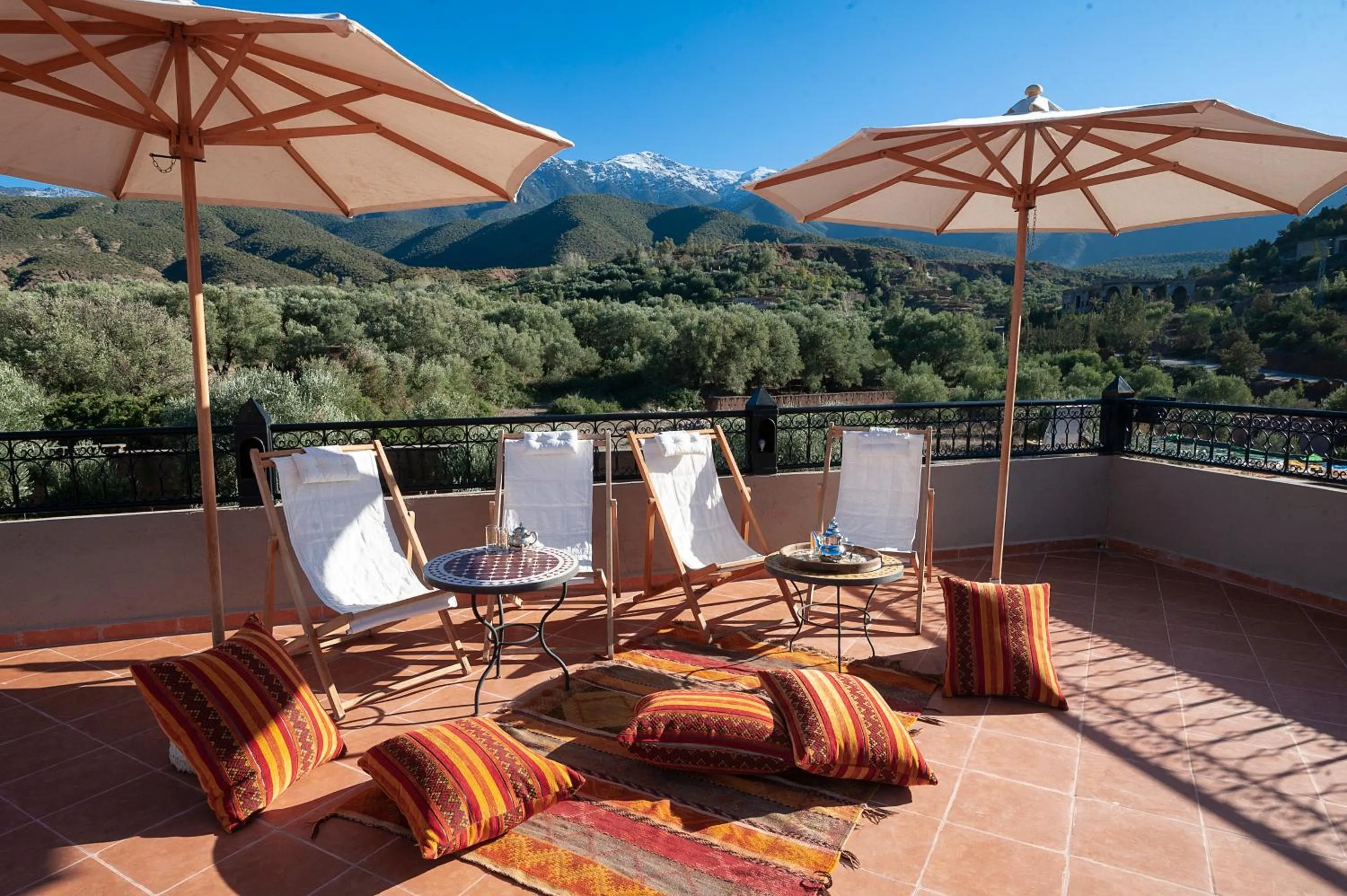 Balcony/Terrace in Ouirgane Ecolodge