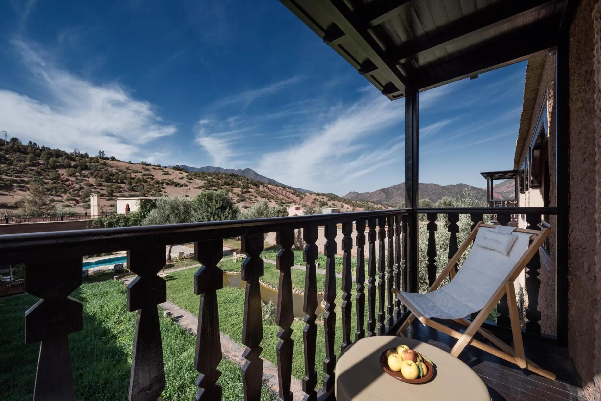 Balcony/Terrace in Ouirgane Ecolodge