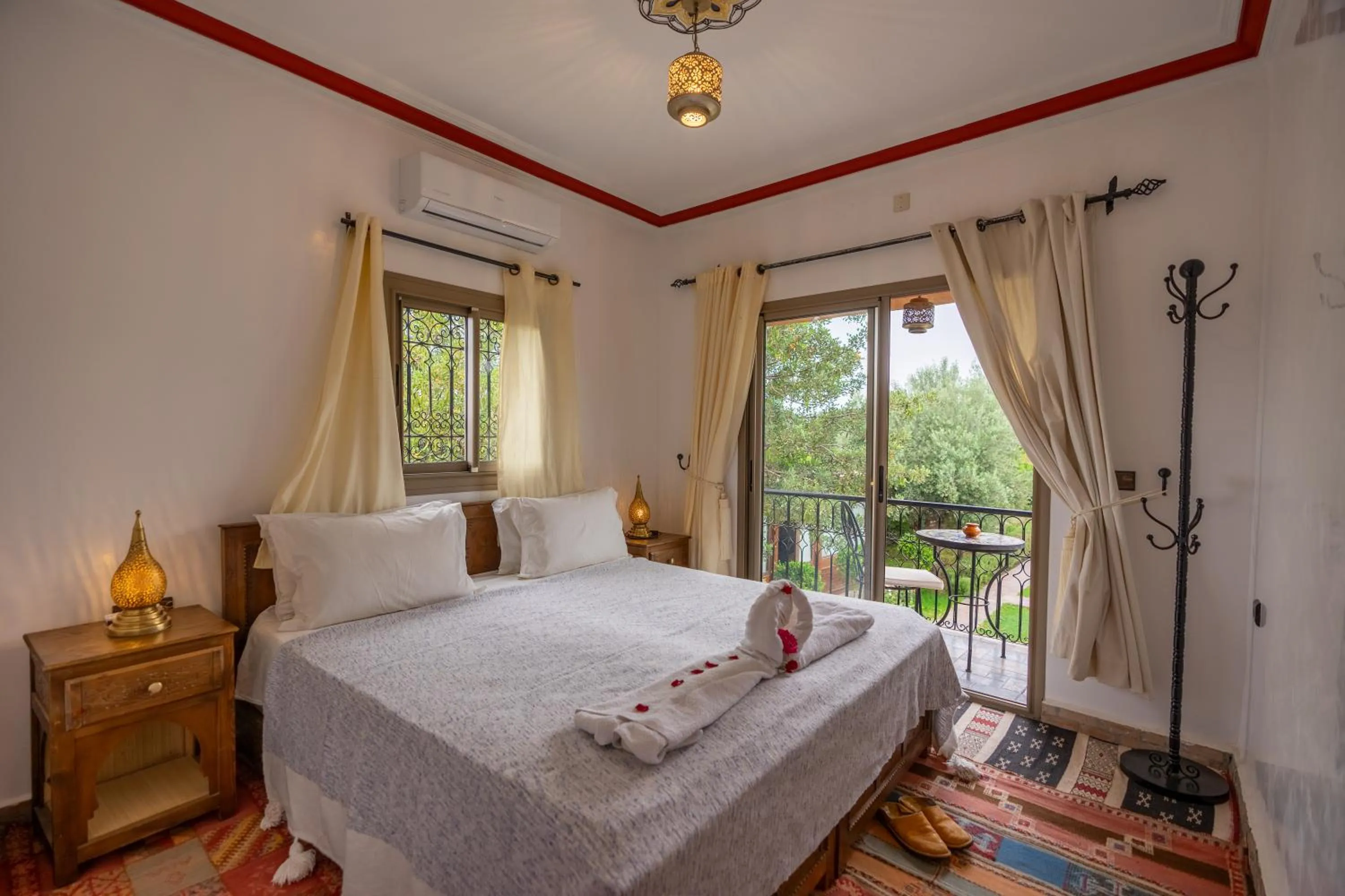 Bed in Ouirgane Ecolodge