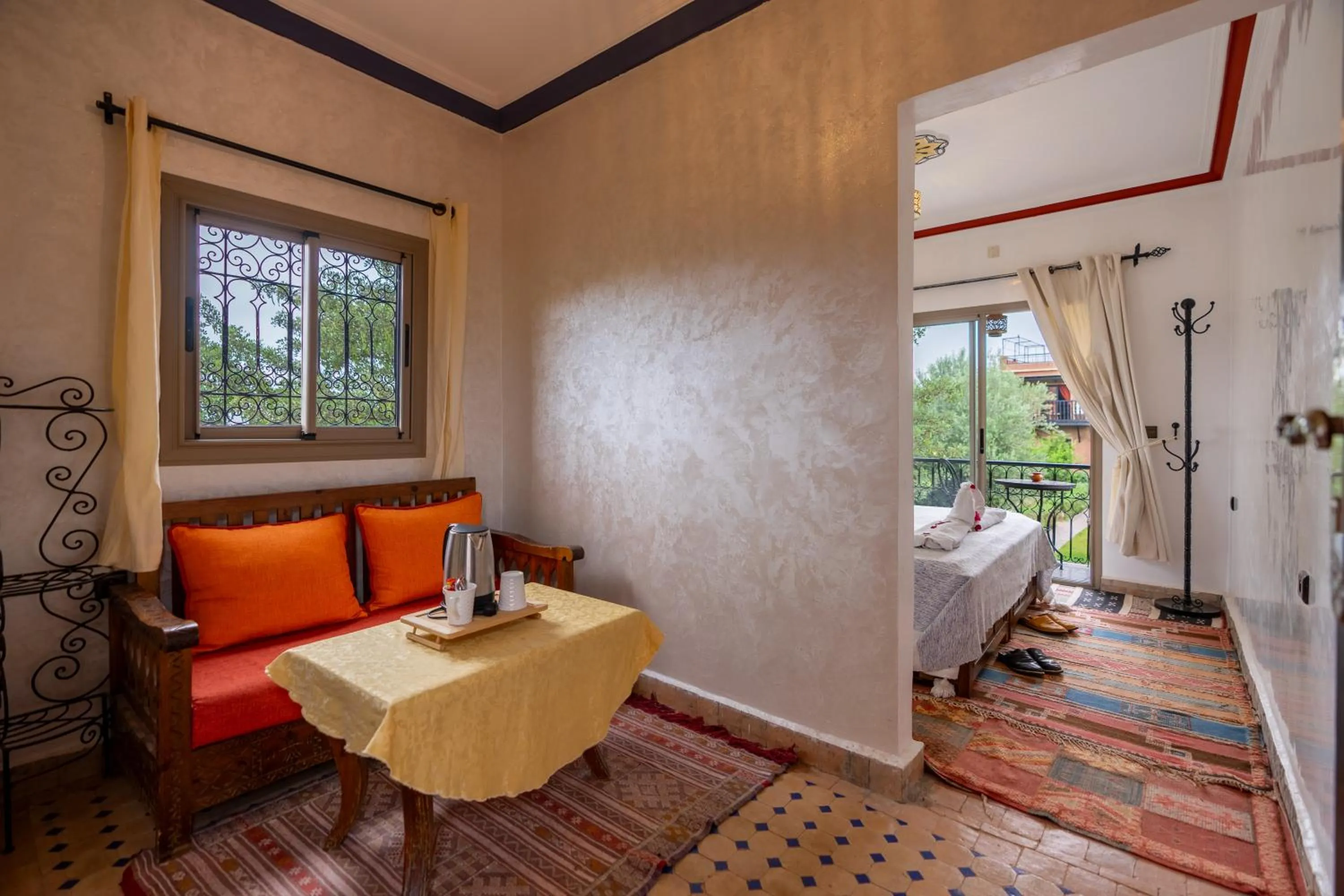 Bed in Ouirgane Ecolodge