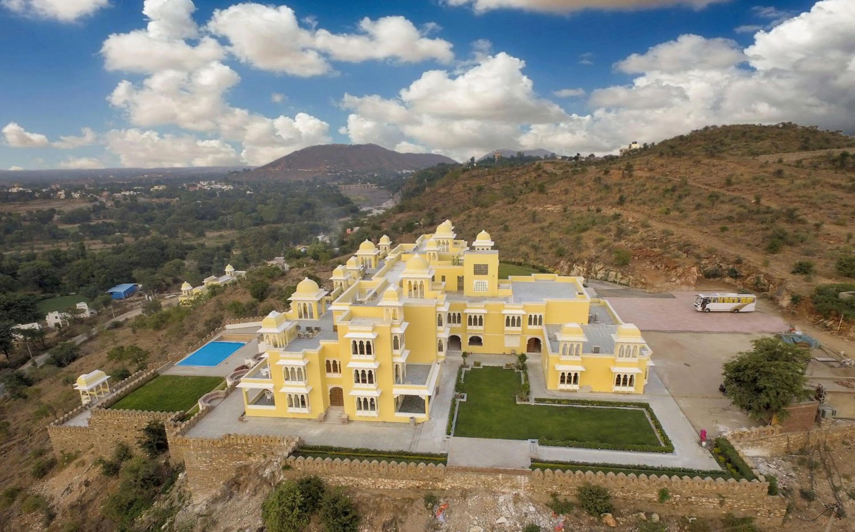 Bird's eye view in jüSTa Brij Bhoomi Resort, Nathdwara